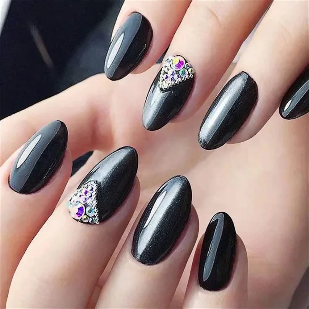 1000 Pieces SS20 5mm Flatback Rhinestones Clear Glass Round Gems Crystals for Nail Art DIY Crafts Clothes Shoes Bags （Dark Purple）