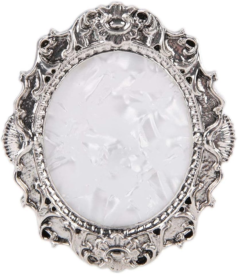 Nail Art Plate, 2 Pcs Nail Mixing Palette Polish Color Mixing Plate Nail Holder Nail Art Display Board, Nail Art Display Tools Photography Props(Sliver)