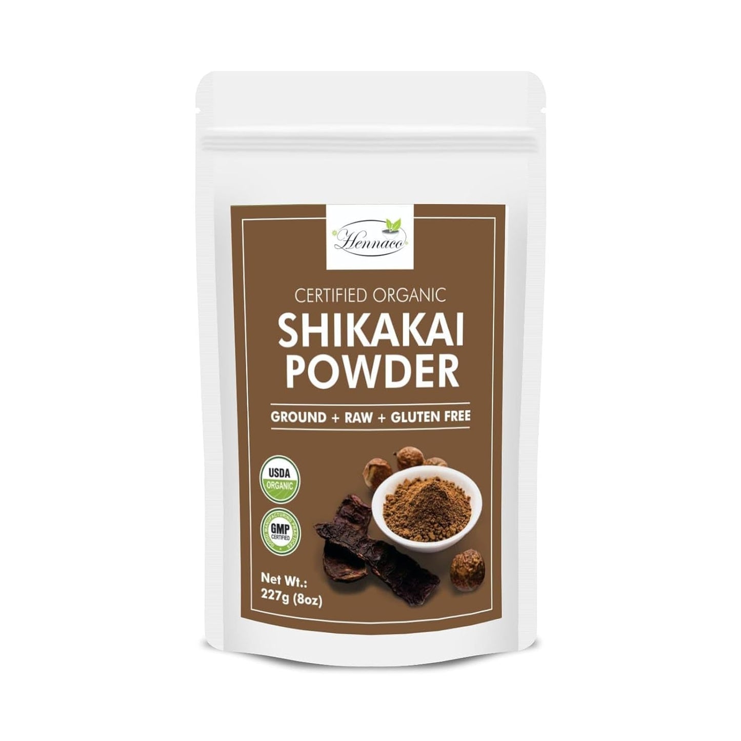 Organic Shikakai Powder| Acacia concinna Powder| Natural Hair Cleansing & Conditioning| Organic Hair Wash Powder| Shikakai Powder for Hair| 227 Grams (8 OZ)