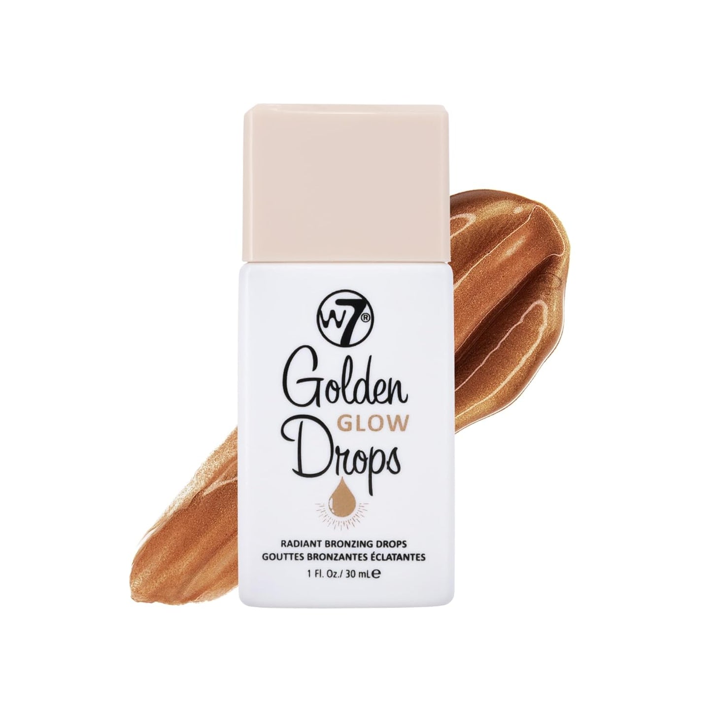 W7 Golden Glow Drops - Liquid Bronzing Drops For Flawless Skin & A Radiant Finish