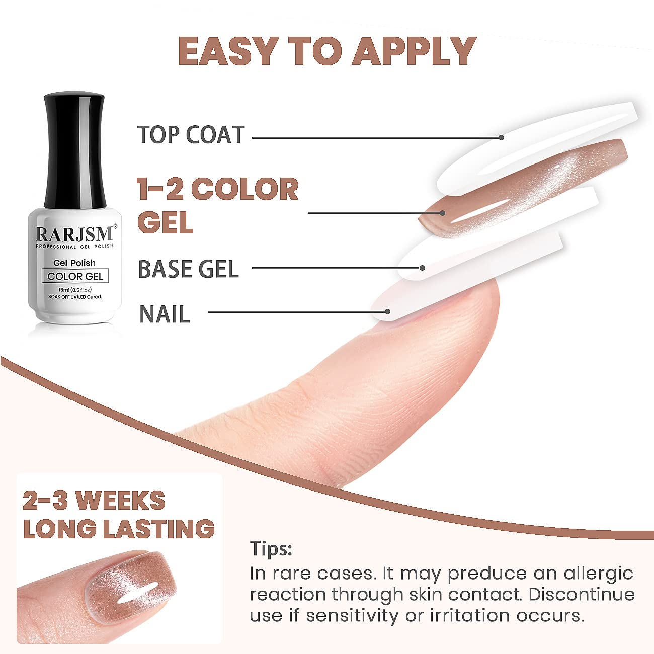 RARJSM Magnetic Cat Eye Gel Nail Polish Rose Gold Silver Glitter 15ml 9D Cateye Galaxy Universal Shimmer Velvet Ice Gel Polish Single Bottle with Magnet Stick UV LED Curing Require Soak Off Home Salon