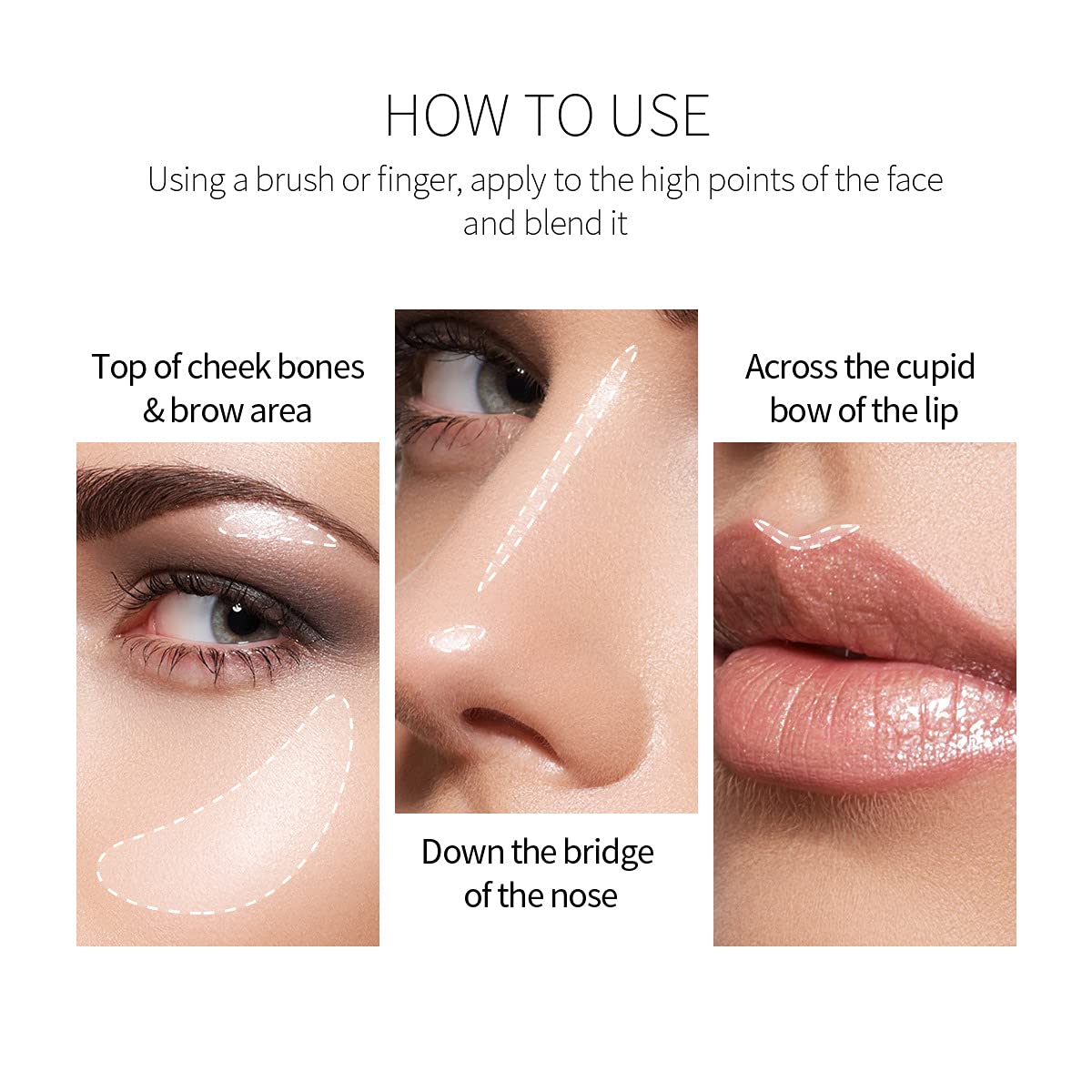 2 Pack Body Luminizer, High Gloss Waterproof Body Luminizer Glitter Face Shimmer Moisturizer Lotion Tan Cream Foundation Makeup Bronzer(103 Glistering Bronze)