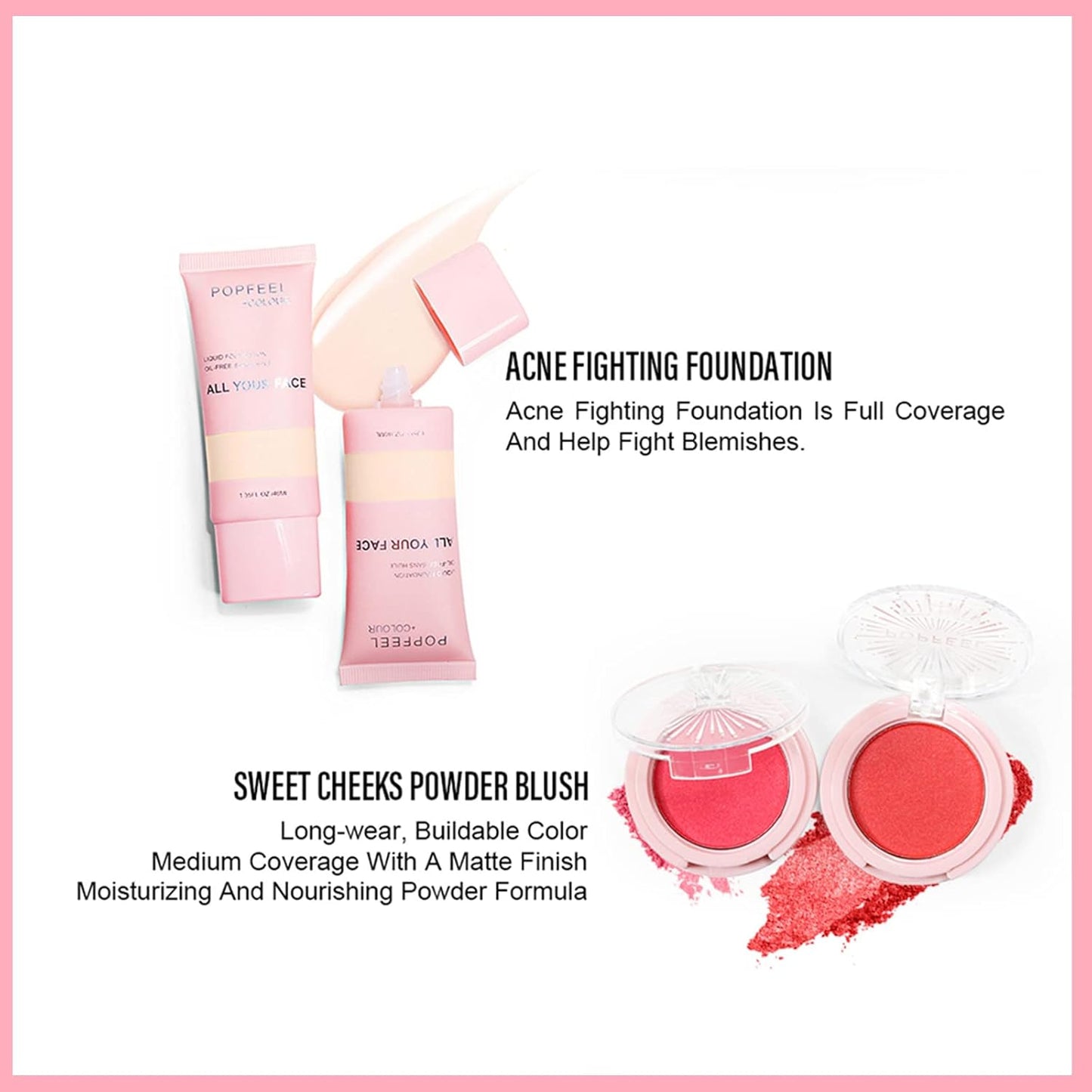 All in One Kit Makeup Kit - Civlann Professional Makeup Kit for Women Full Kit with Eyeshadow Palette, Lip Gloss, Blush, Foundation, Concealer - Essential Starter Comestic Set for Teenage Girls #2