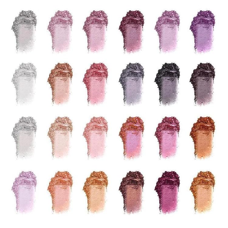 24 Eyeshadow Palette - Festive Vibrant Shimmer Matte Warm Neutral Sparkling Eye shadow Palette (Shanghai)