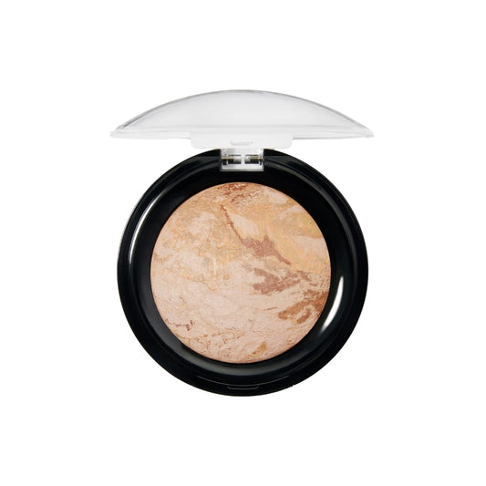 LAURA GELLER NEW YORK Award-Winning Baked Balance-n-Brighten To Go Color Correcting Powder Foundation - Medium - Buildable Light to Medium Coverage - Demi-Matte Natural Finish