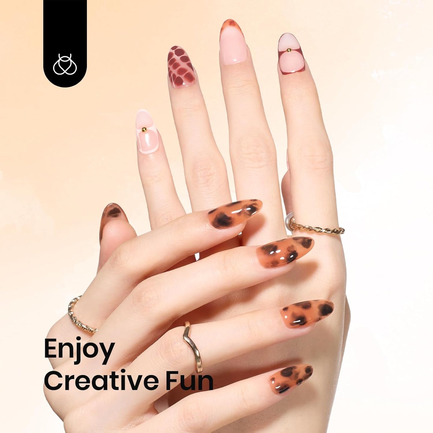 Beetles Halloween Blooming Gel: 2 Pcs 15ml Clear Uv Led Blooming Gel Nail Polish for Spreading Effect Blossom Marble Natural Stone Watercolor Floral Print Soak off Nail Diy Design