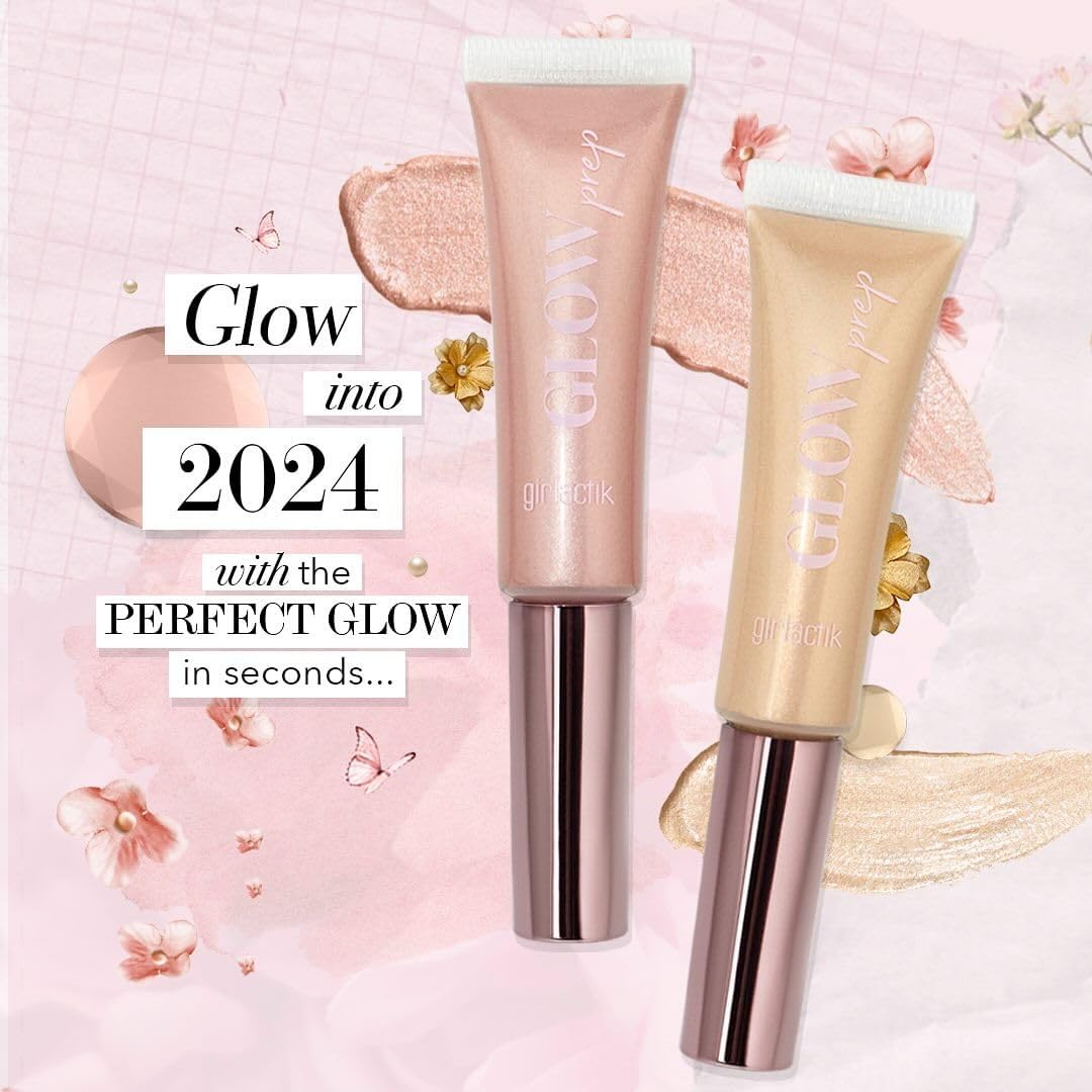 Girlactik GLow Prep, She's Glowing (Pink), 13 ml / 0.44 oz