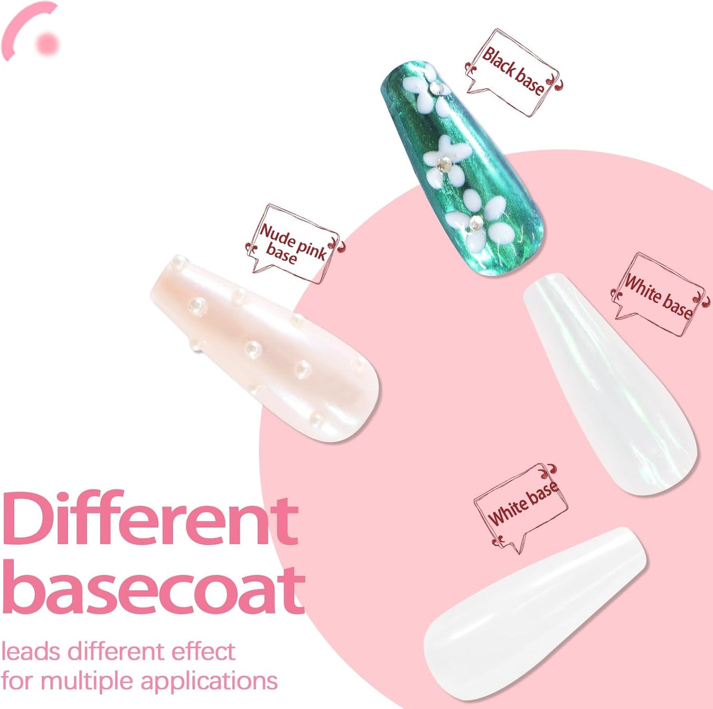 Allstarry White Pearl Chrome Nail Powder, 2 Colors Aurora Powder Metallic Mirror Effect Glitter Powder Pearlescent Ice Transparent Mermaid Pigment Dust for Gel Polish Nail Art- White Pearl Peacock