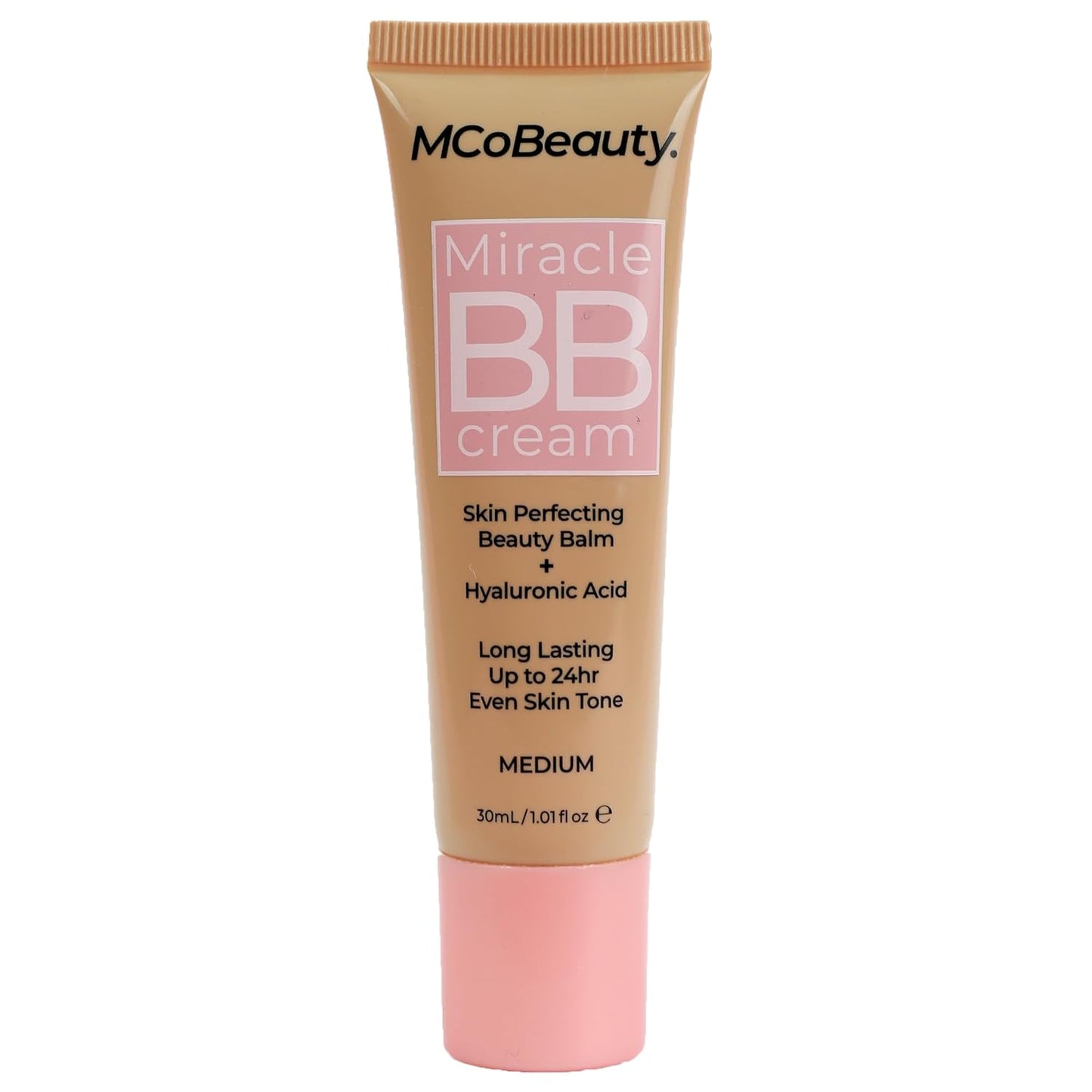 MCoBeauty Miracle BB Cream, Medium, Skin-Perfecting Coverage for Effortless Beauty, Vegan, Cruelty Free Cosmetics
