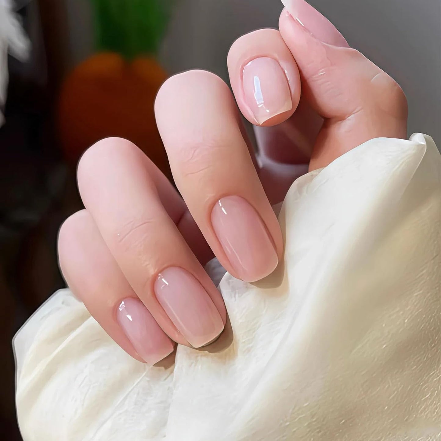 COSMOO Quick Dry Nail Polish, Chip Resistant Manicure, Non-Toxic, Vegan, Cruelty Free, 12ml, Fast Drying in 60 Seconds (Sheer Light Pink)