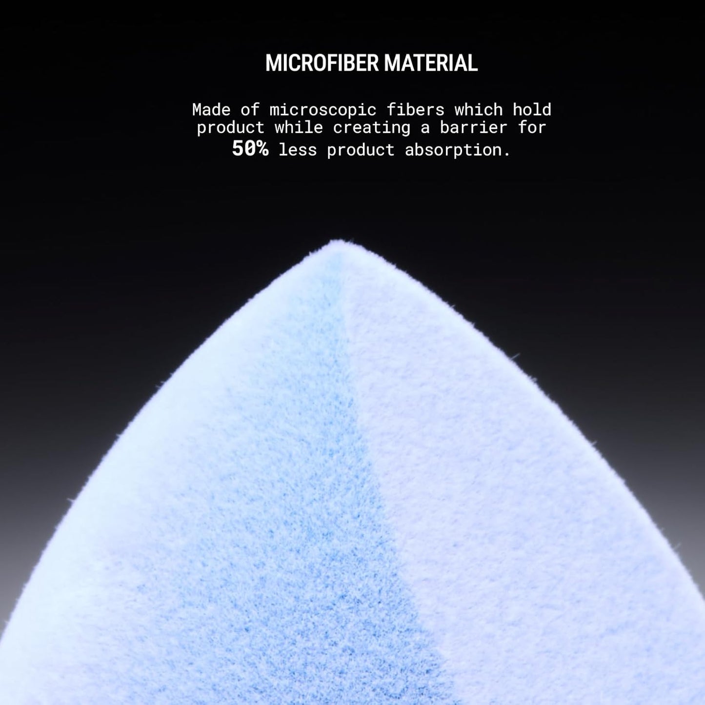 JUNO & Co. Microfiber Makeup Sponge, Dual Layer Technology for Full Coverage Flawless Makeup Blender for Foundation, Powder and Cream (2-Piece Color Duo: Blue and Green)