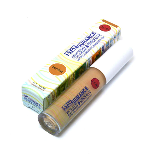 Jcat Beauty Professional Staysurance Water Sealed Zero Smudge Concealer Face and Body + Free ZipBag (SHC110 : CAPPUCINO)