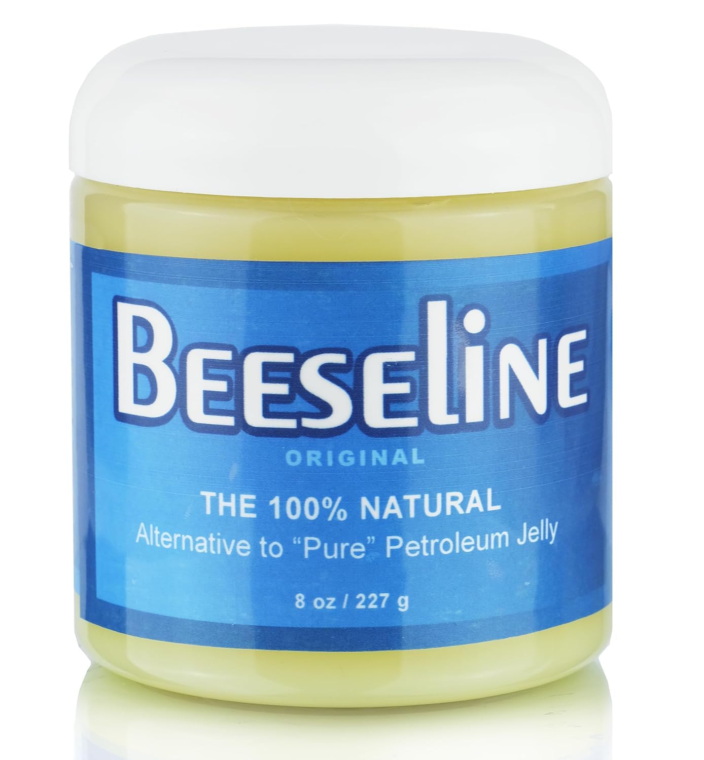 Beesalene Original Unpetroleum - 100% Natural & Hypoallergenic Alternative to Petroleum Jelly - Lips, Hands, Baby, Makeup Remover and More (8 Ounce)