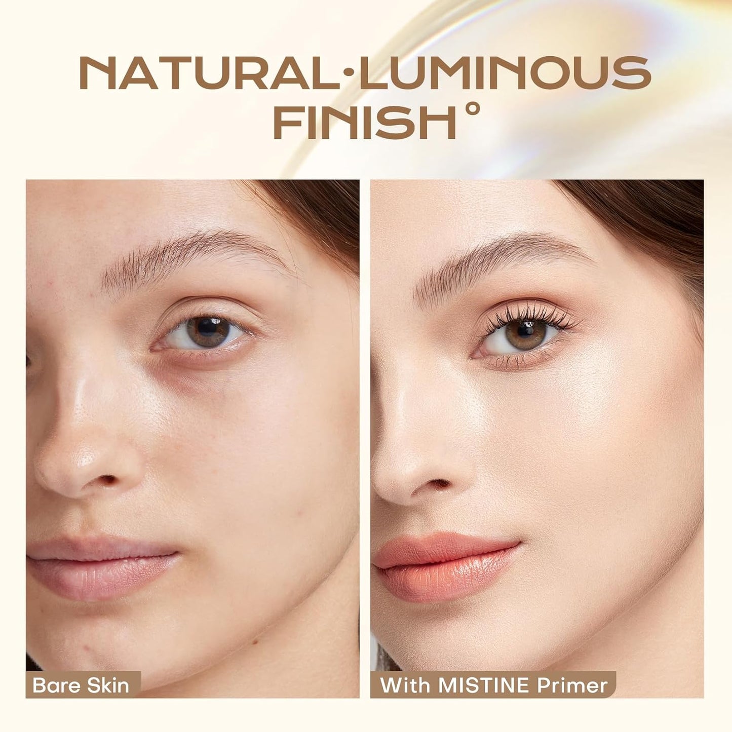 MISTINE Hydrating Makeup Face Primer, 8 Types of Hyaluronic Acid Blur Makeup Primer, Vitamin B5, Skin Perfecting & Smoothing Makeup Primer for Mature Skin,1 Oz