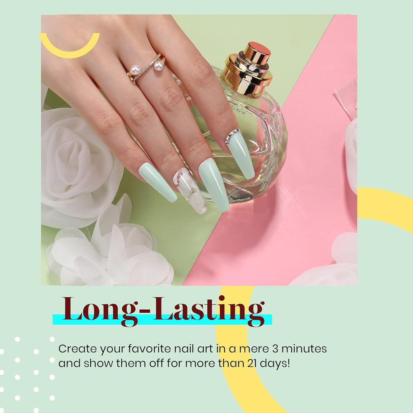 Beetles Gel Nail Polish 15ml Green Gel Polish Pastel Mint Green Color Gel Polish Soak off Uv Led Nail Lamp Nail Art Manicure Salon Salon DIY Gel Nail Design