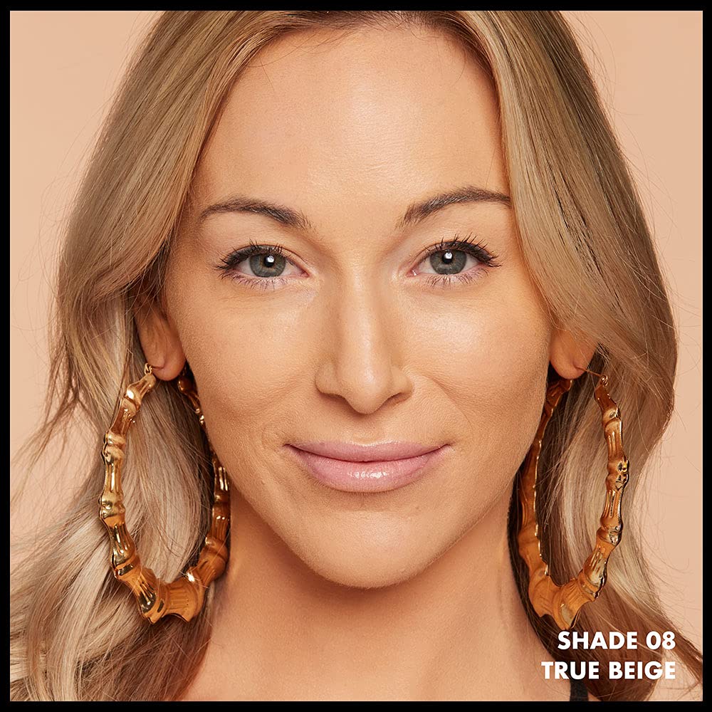 NYX PROFESSIONAL MAKEUP Can't Stop Won't Stop Foundation, 24h Full Coverage Matte Finish - True Beige