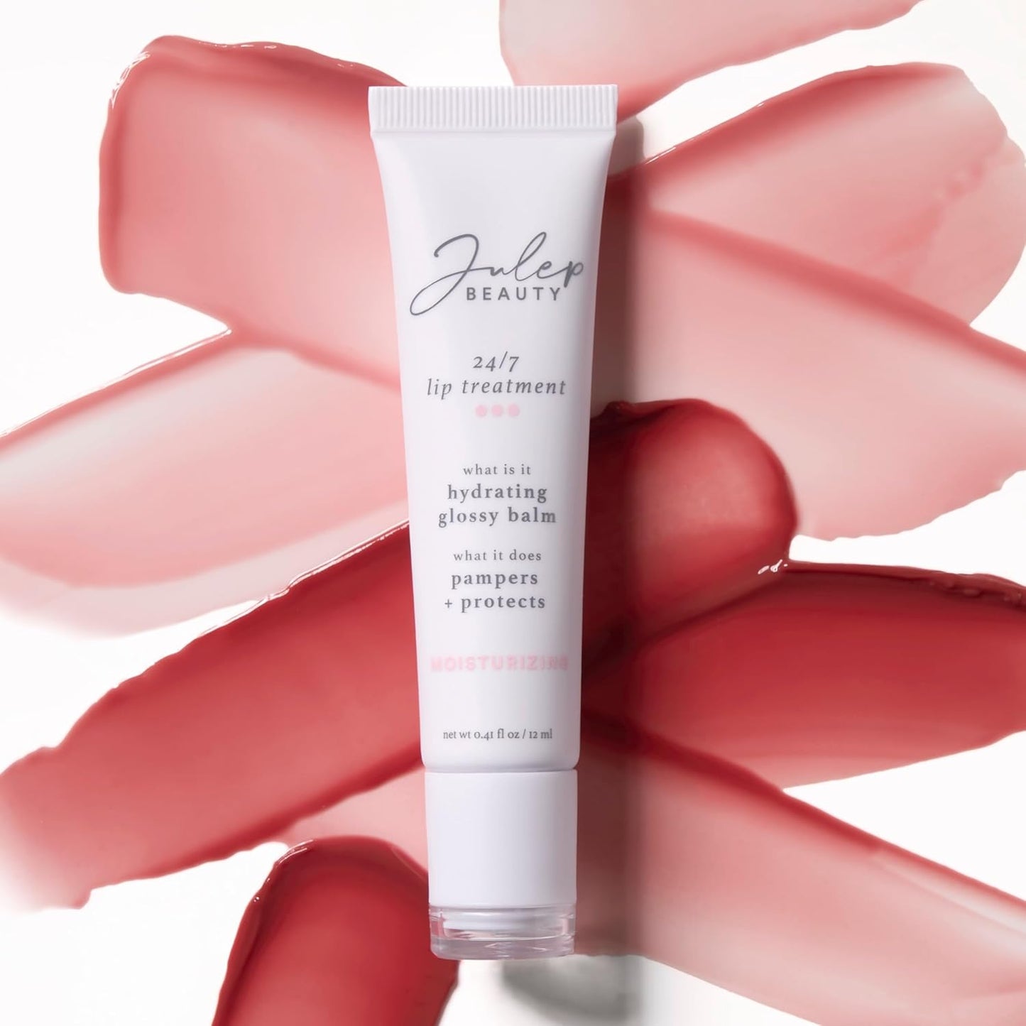 Julep 24/7 Lip Treatment – Hydrating & Glossy Lip Balm and Lip Sleeping Mask with Shea Butter – Moisturize, Protect & Soothe – Vegan & Cruelty-Free - Hint of Tint