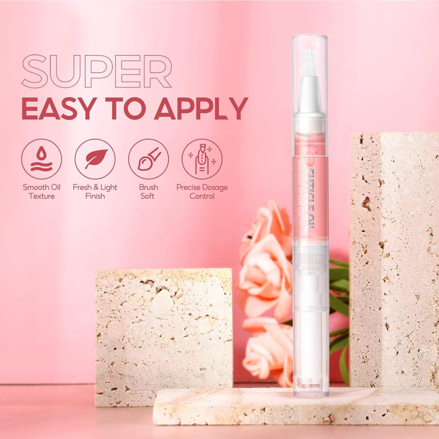 Peacecolor 8Pcs Cuticle Oil Pen for Nails Nail Oil Cuticle Pen for Nourishing Dry Damaged Cuticles Multiple Flavor Cuticle Revitalizer Oil Pen Nail Strengthener Nail Care Kit