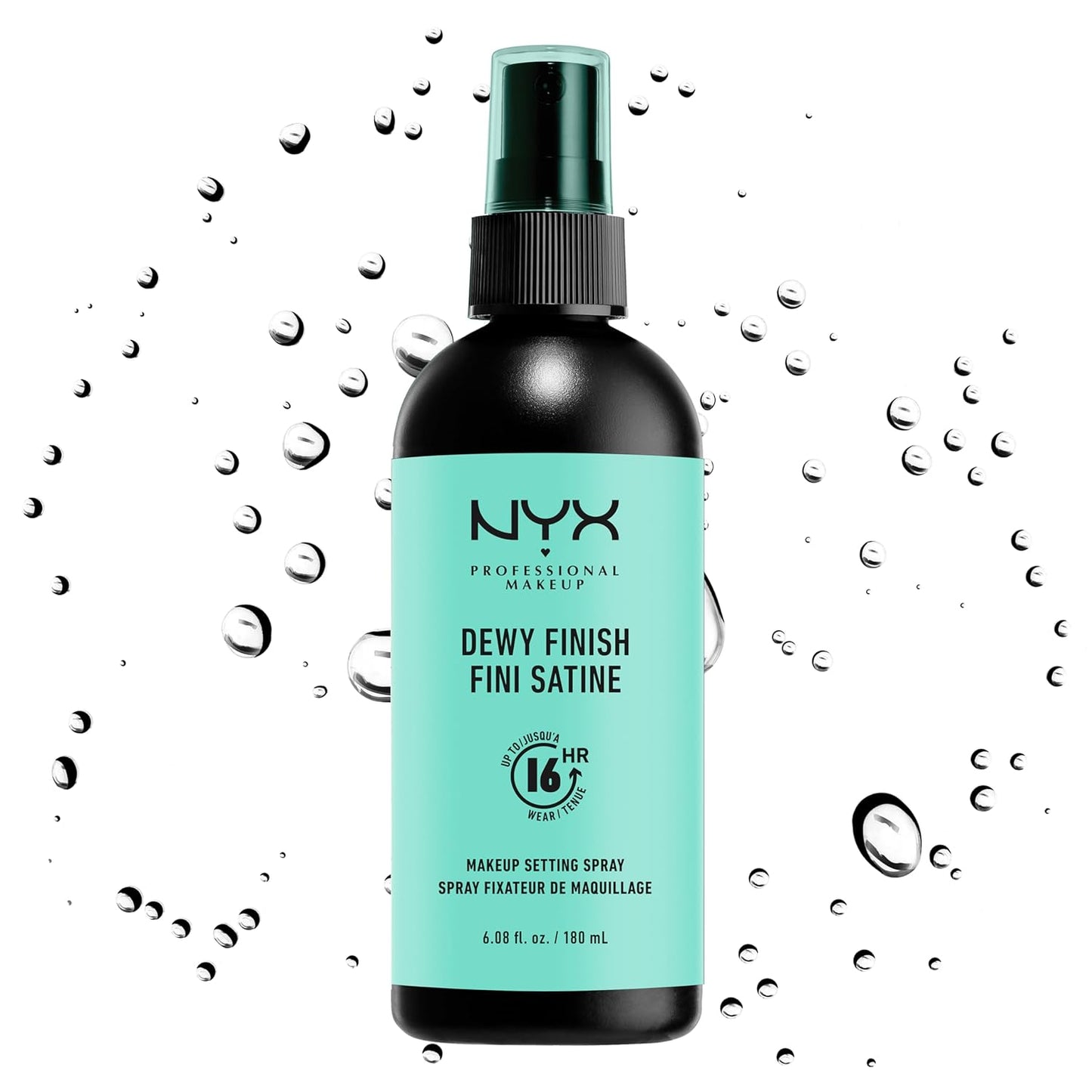 NYX PROFESSIONAL MAKEUP Makeup Setting Spray, Dewy Finish JUMBO Size, Setting Spray for 16HR Make Up Wear