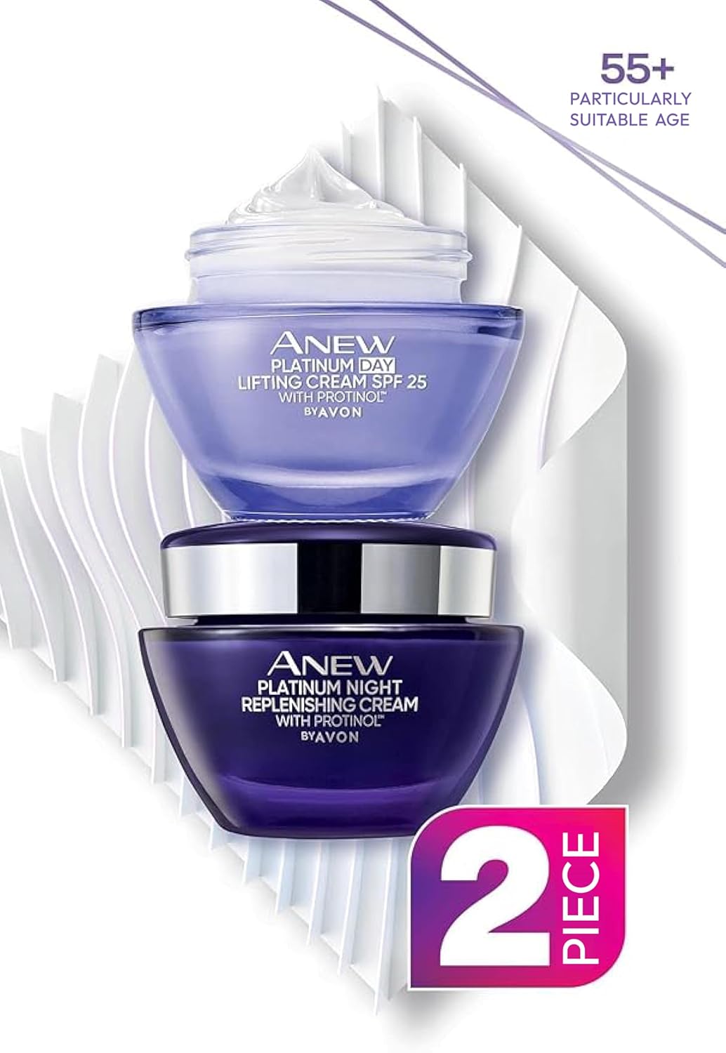 Anew Platinum Day(SPF20)&Night Lifting affect Skin Care Set