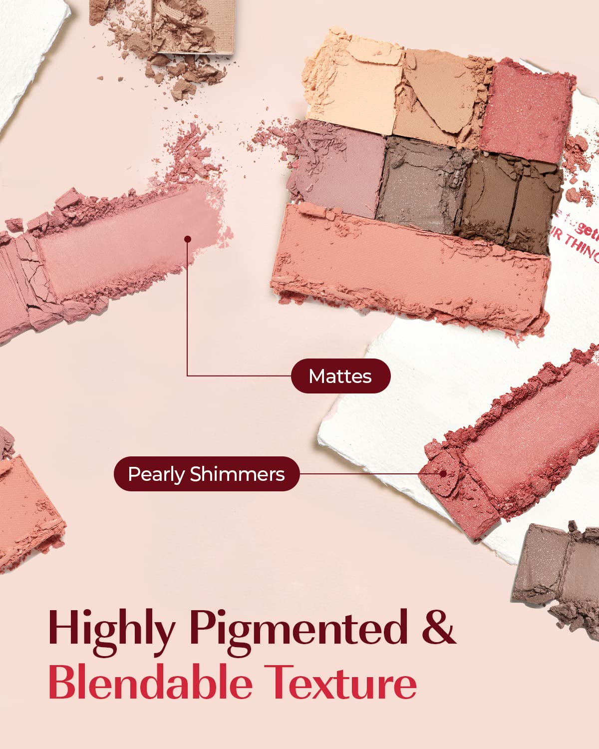 AMTS Eyeshadow Off Sienna & Misty Lavender Palettes Set, Valentine's gifts for teen girls, women | Matte Shimmer Metallic, Long Lasting