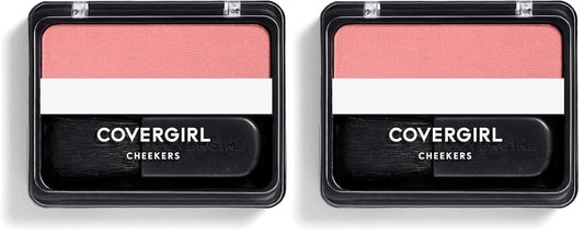 COVERGIRL Cheekers Blendable Powder Blush Rose Silk, .12 oz (packaging may vary), 1 Count (Pack of 2)