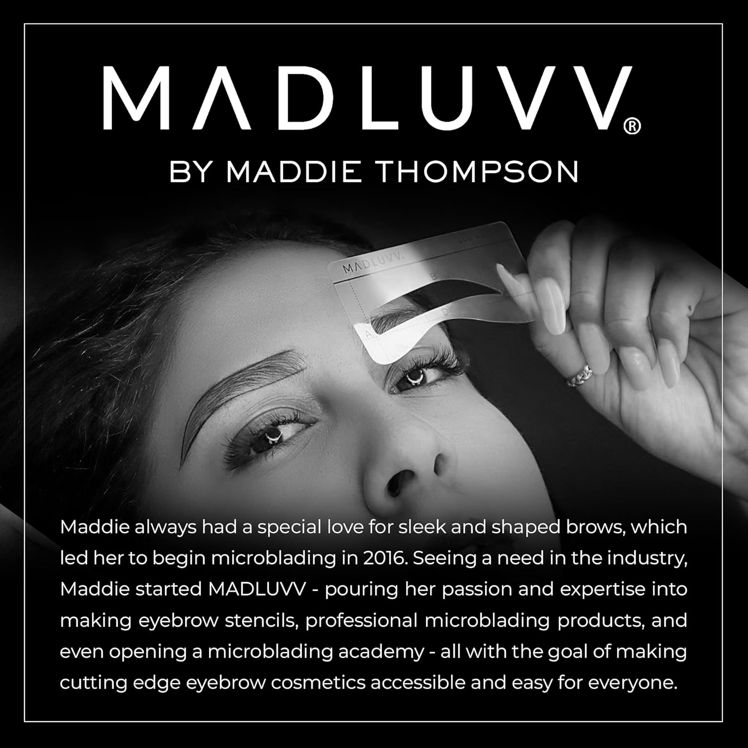 Madluvv Eyebrow Shaper Stencils - Thumbnail 3