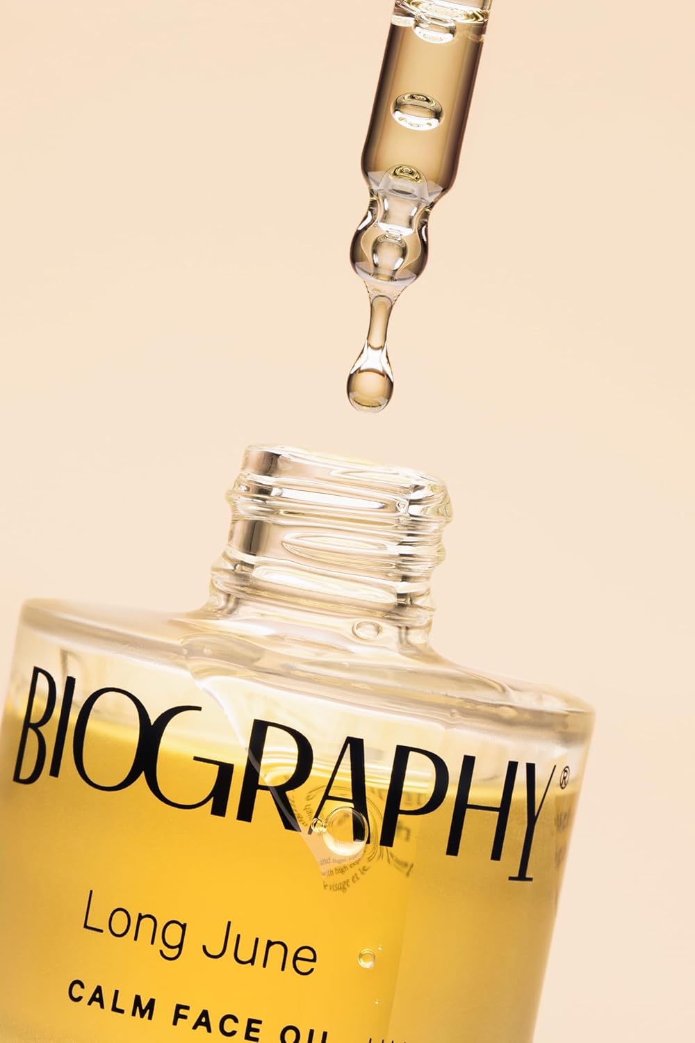 Biography Long June Quieting Face Oil, 30ml - Natural Smoothing & Clarifying Dry Oil. Clarifying, Moisturizing & Hydrating Beauty Facial Oil for Women w/Camellia, Vitamin E & Marula