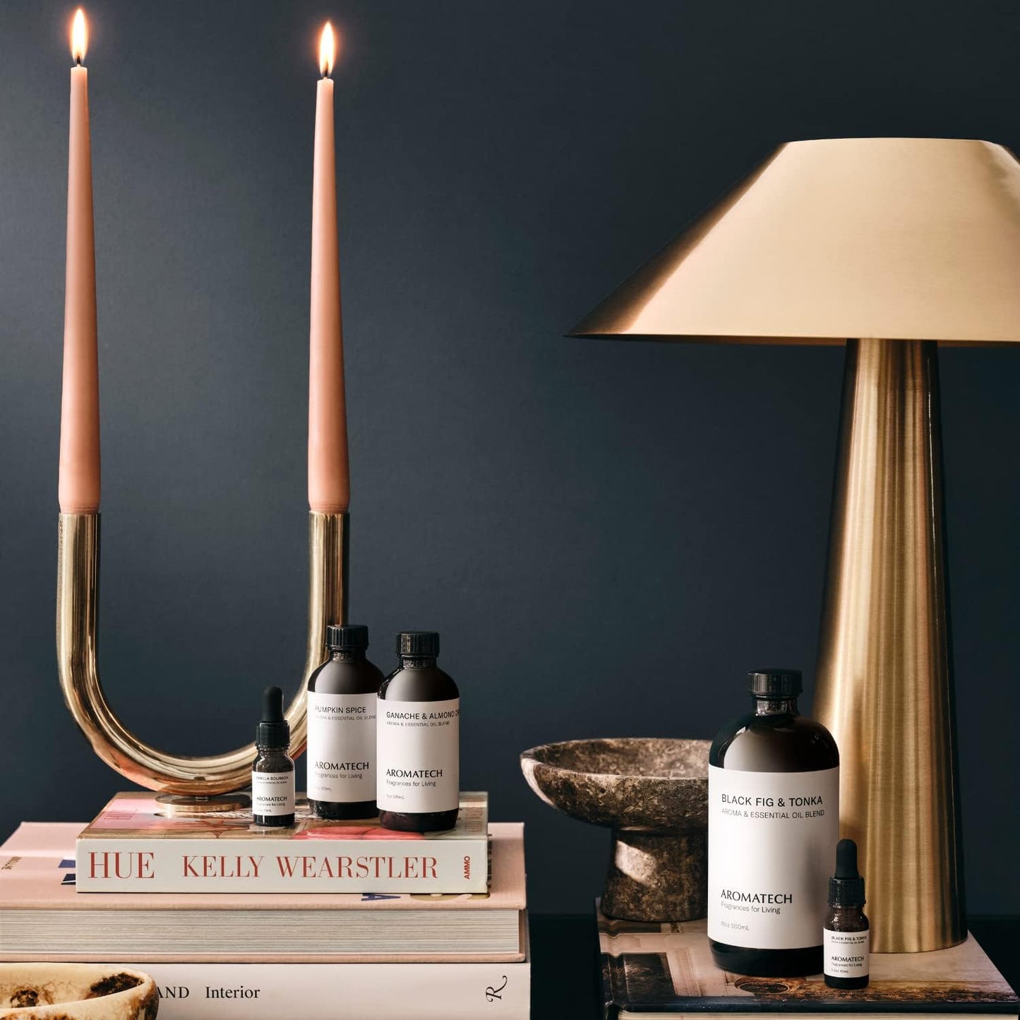 AromaTech Pumpkin Spice Aroma Essential Oil Blend: Luxury Hotel Inspired Aromatherapy with Pumpkin, Cinnamon & Vanilla Cream for Ultrasonic Diffusers & Nebulizers - 0.3 fl oz, 10 mL