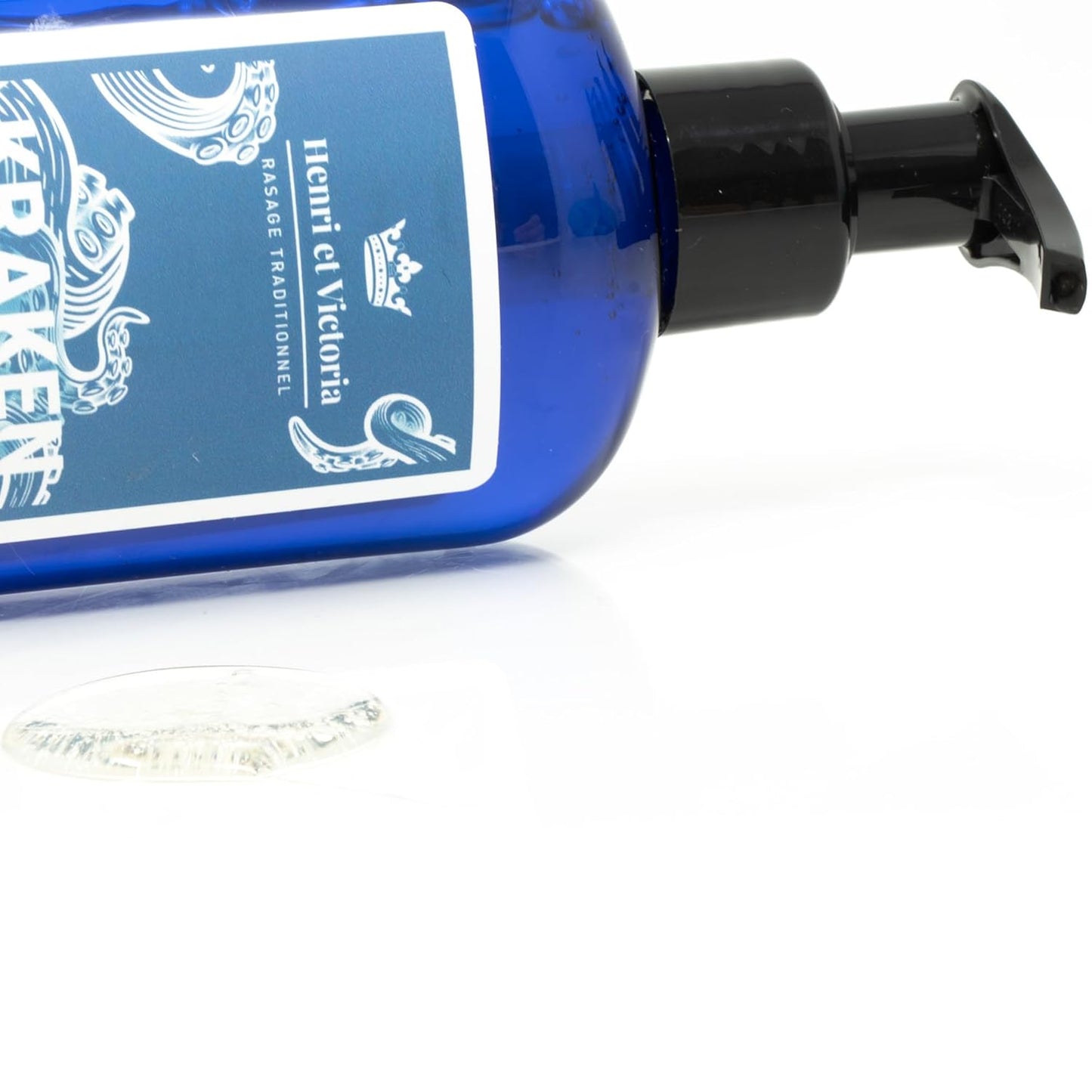 All in One Body and Beard Wash, Hair Shampoo & Body Wash - Enriched with Aloe Vera, Vitamin B5, Oat Proteins for Complete Beard & Body Care, Conditions, Hydrates & Softens Hair – Kraken 228 g (8oz)