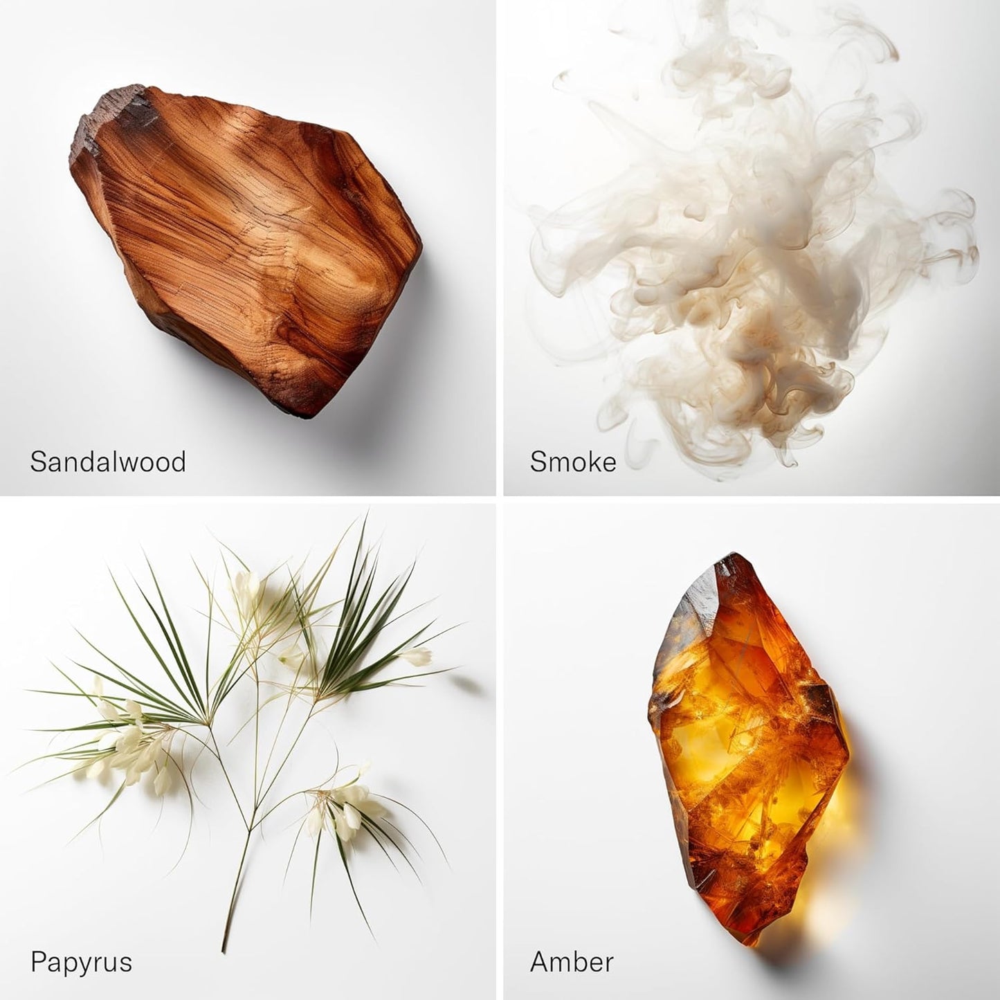 AromaTech Santal & The Hotel Set | Gift Set of Aroma Diffuser Essential Oils Blend of Santal Cardamom, Papyrus, Musk | The Hotel Peach, Red Rose, Pine - 120 Milliliter