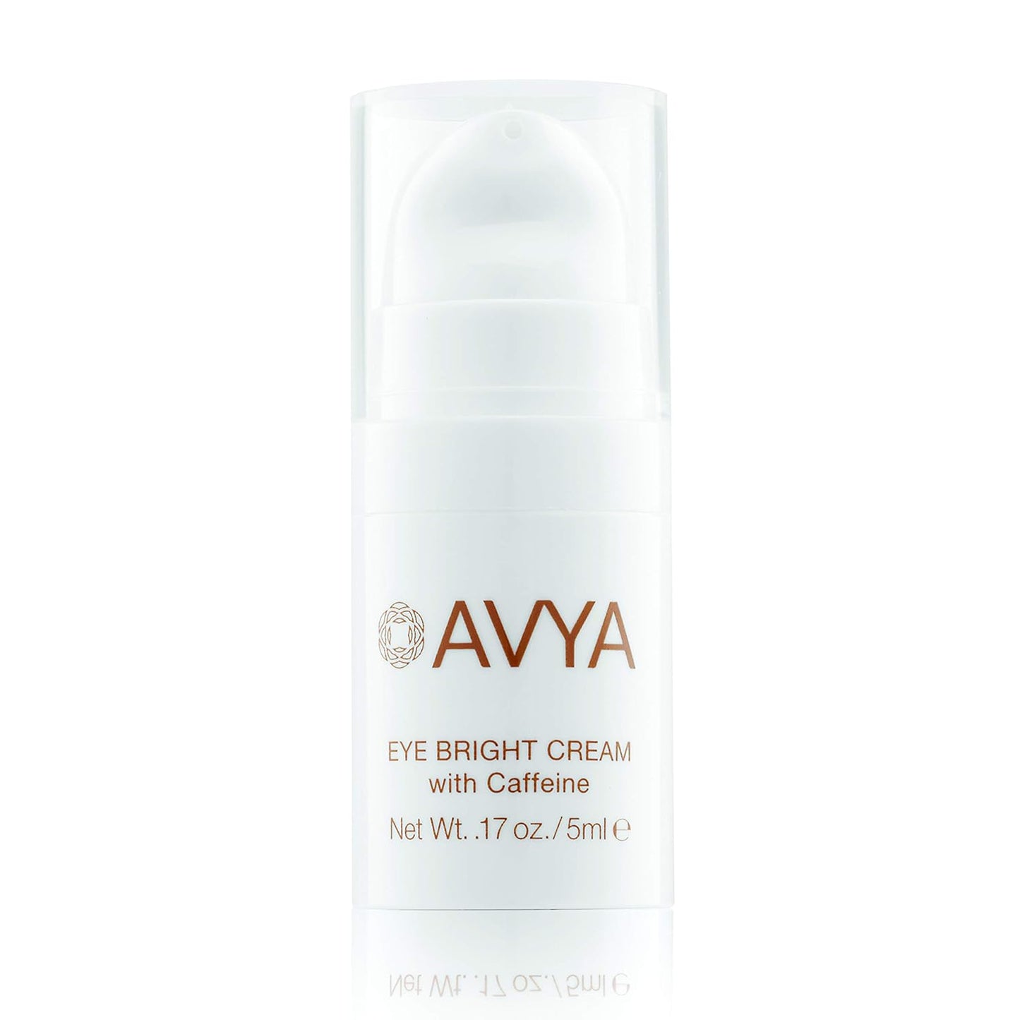 AVYA Eye Bright Cream (0.17oz / 5ml) - Advanced Ayurvedic Skincare/Caffeine Reduces Dark Circles and Puffiness/Tightens and Reduces Fine Lines Around Eyes