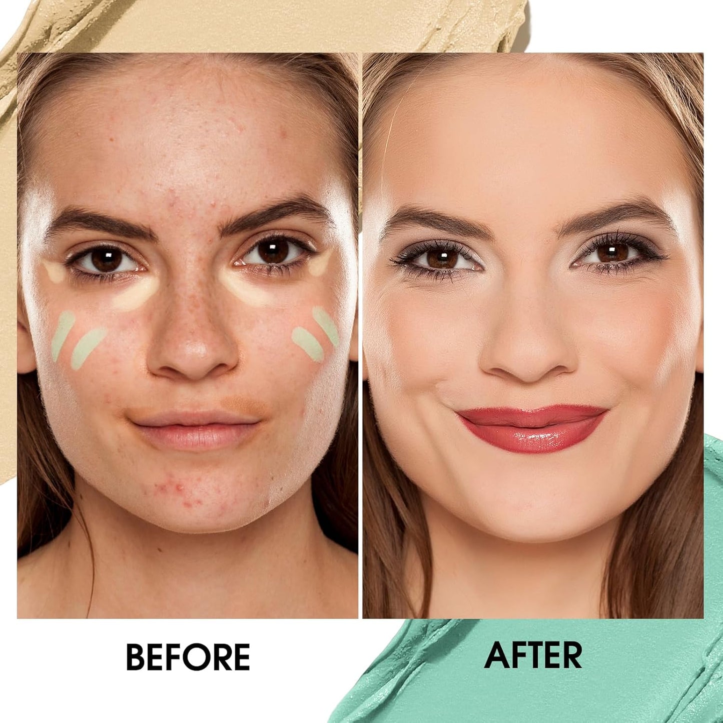 Contour Stick Corrects Skin Tone Bronzer Waterproof Sweat Resistant Concealer Creamy Concealer Natural