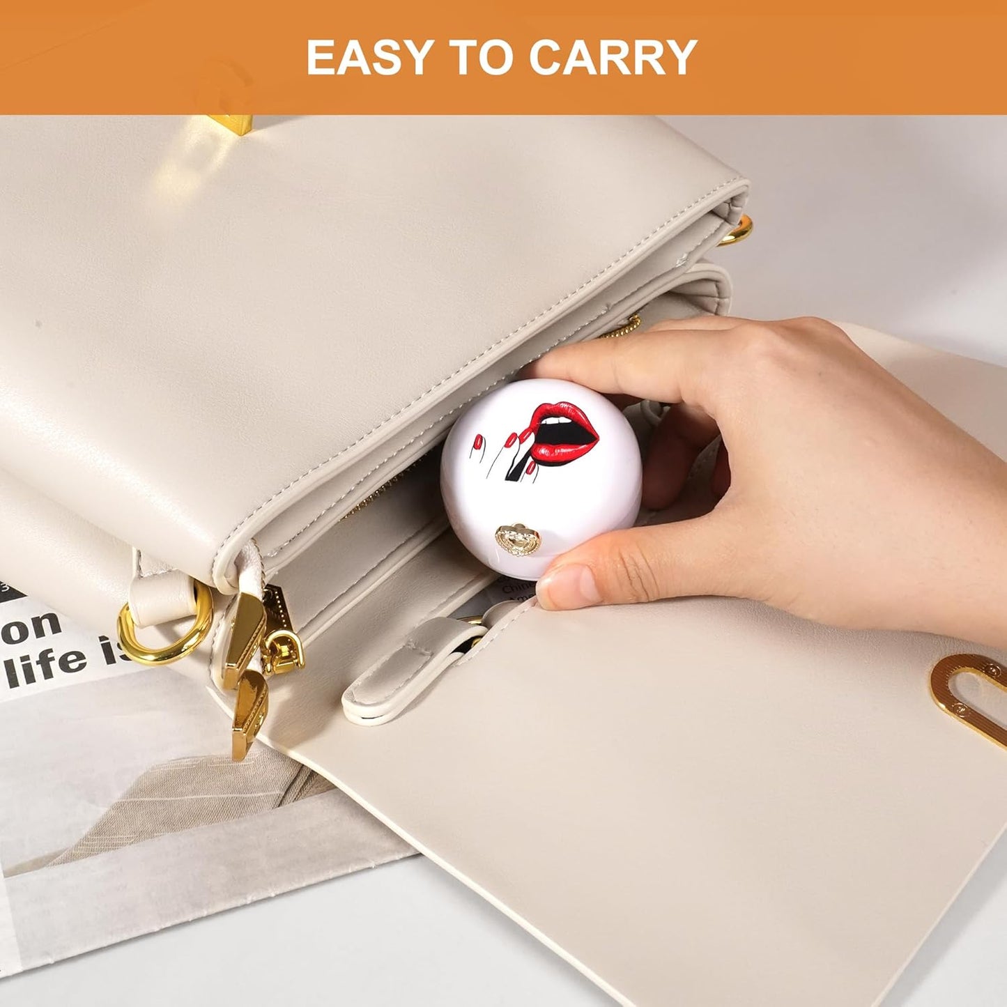 2 Pack Lip Balm Containers,Plastic Portable Empty Lip Balm Container with Mirror and Silicone Lip,Empty Lipstick Dispenser Box for Travel,Home