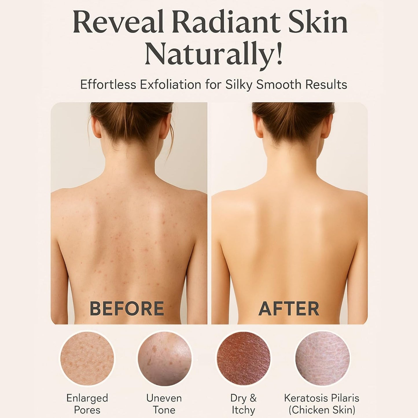 Exfoliating Glove Set (Original) – 3 Pieces Moroccan Hammam Scrub Mitts for Face, Body & Back – Deep Skin Cleansing & Dead Skin Removal – Reusable Spa Exfoliator – Assorted Colors (TURQOUISE)