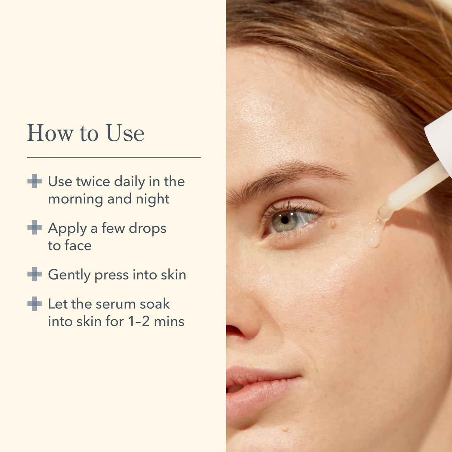 Beekman 1802 Milk Drops Ceramide Facial Serum - Squalane Oil, Hyaluronic Acid & Goat Milk Face Moisturizer - Boosts Skin Radiance & Hydrates Deeply - Fragrance Free - For Oily/Acne Prone Skin