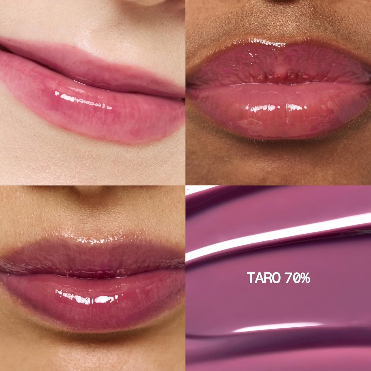 3D Voluming Gloss 70% (Rich) | Taro 70% | High Shine, Non-Sticky Lip Gloss for Makeup | Long-Lasting, Moisturizing Gel Formula | 30%, 70% Pigment Options | 5.3g