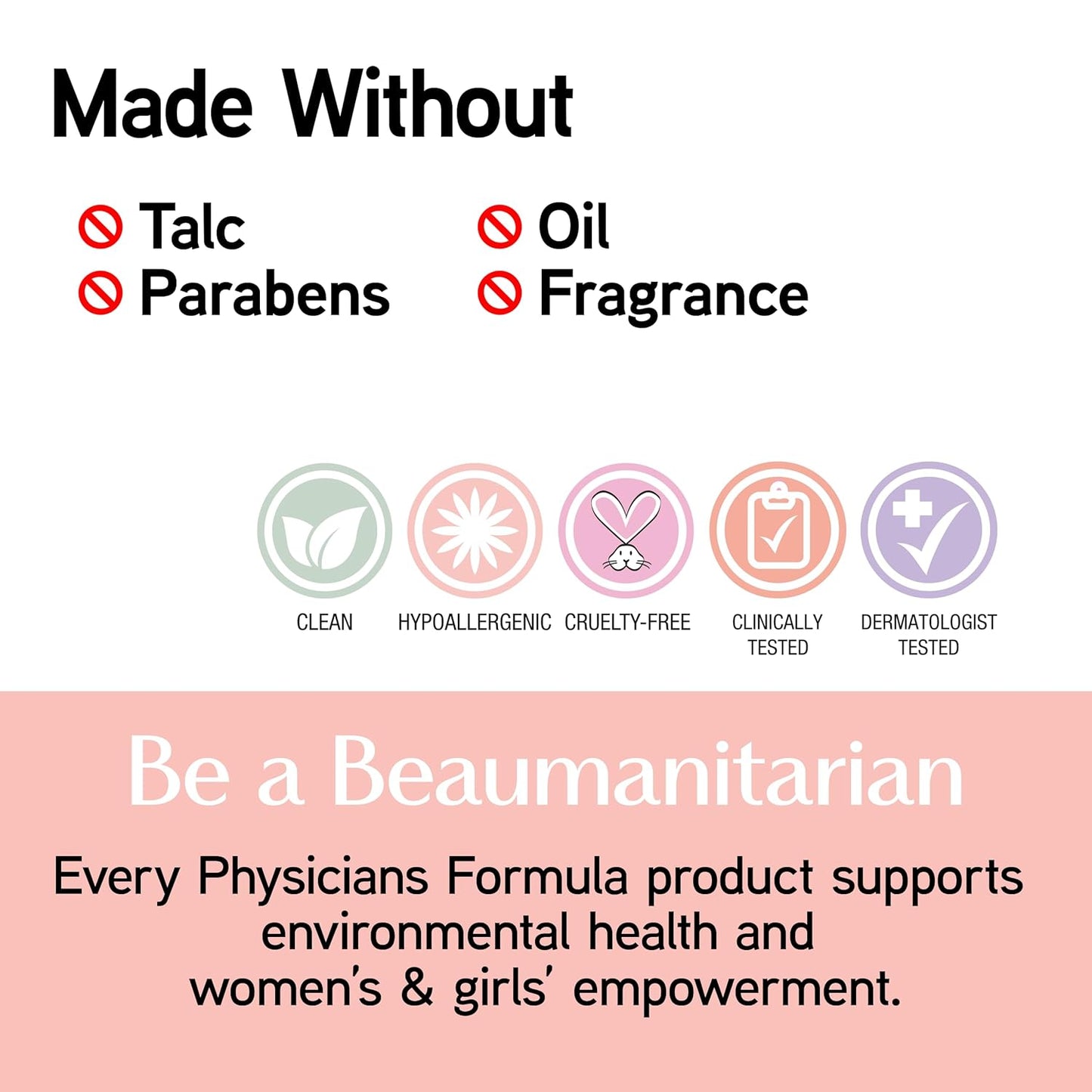 Physicians Formula Mineral Wear Talc-Free Airbrushing Pressed Powder, Full Coverage Mineral Face Powder for Sensitive Skin – Creamy Natural