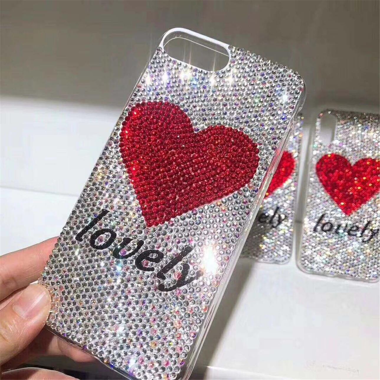 720 Pcs SS30 6mm Flatback Rhinestones for Nails Art Crafts Glitter Round Shine Gems AB Crystals DIY Clothes Shoes （Black-Bottom RoseRed AB）