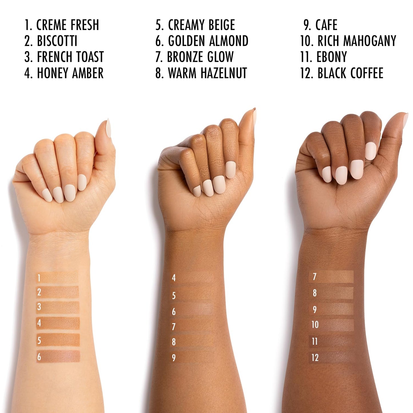 Black Radiance Pressed Powder, Buildable & Blendable Matte Finish Shine Control Compact with Mirror & Applicator, Cruelty-Free & Vegan - Crème Fresh