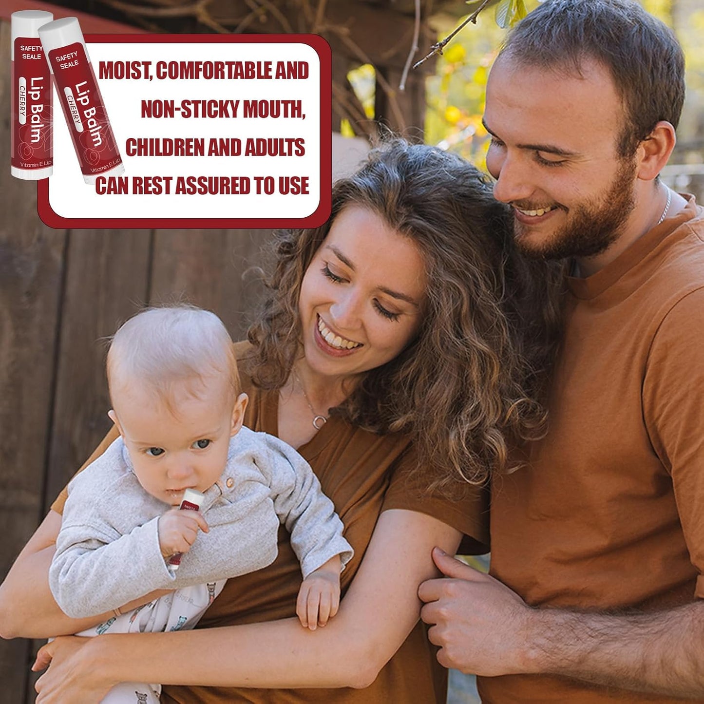 40 Pack Natural Lip Balm Bulk with Vitamin E and Coconut Oil - Moisturizing Dry Cracked Lips, Mini Chap Stick Gifts for Kids Women Men- 10 Flavors - Non-GMO