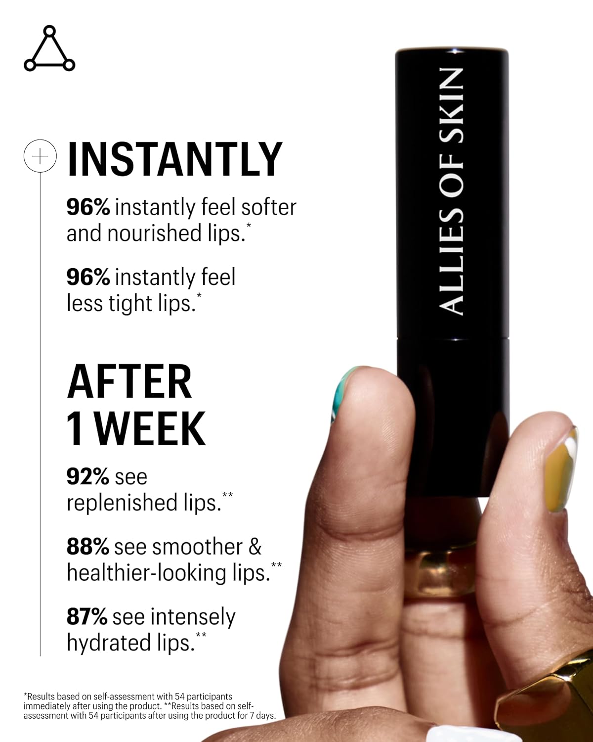 Allies of Skin Peptide & Ceramide Repair Lip Balm with Palmitoyl Tripeptide-5, Ceramide NP, Sea Buckthorn Oil, Avocado Oil, Sunflower Seed Oil, Shea Butter, Vitamin C & E. 3.8g/ 0.13 oz