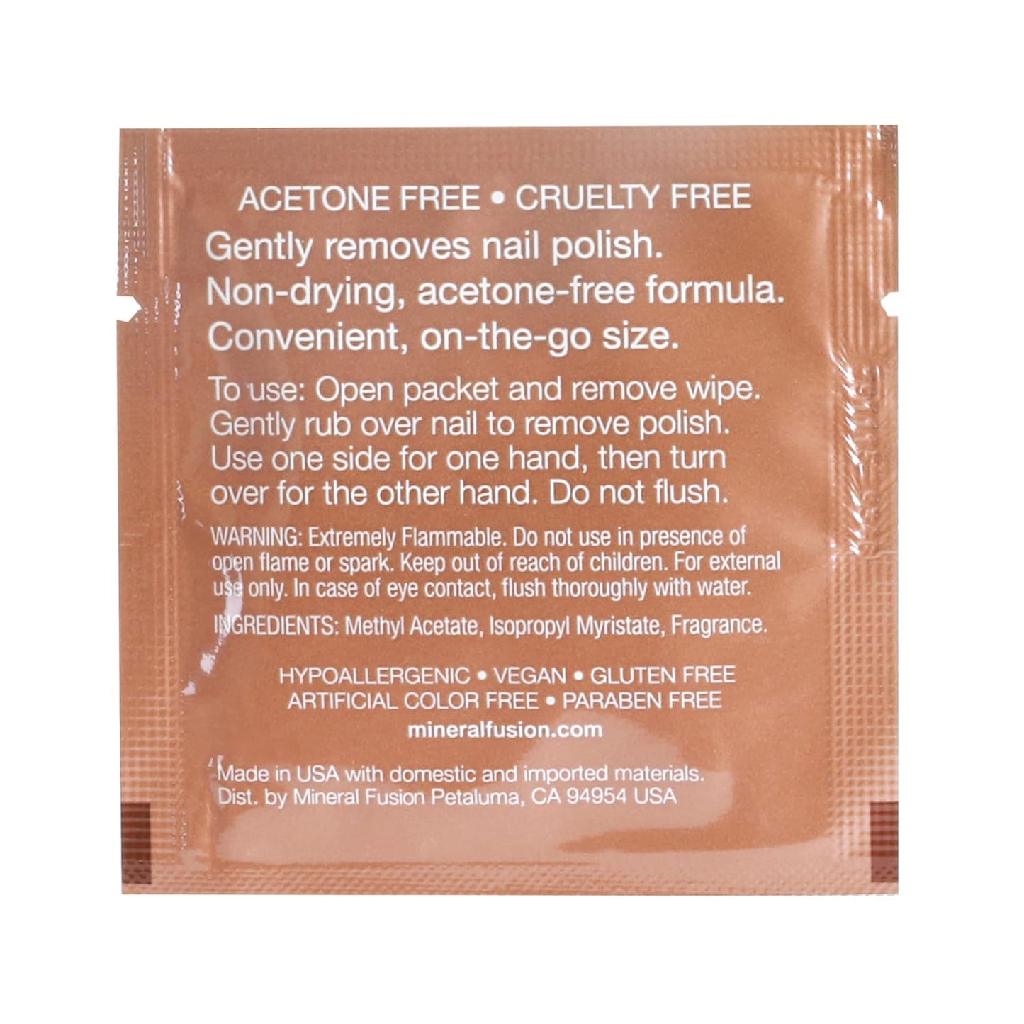 Mineral Fusion Nail Polish Remover, Acetone-Free & Non Drying for Regular & Shellac Nail Polishes, 6 Ounce