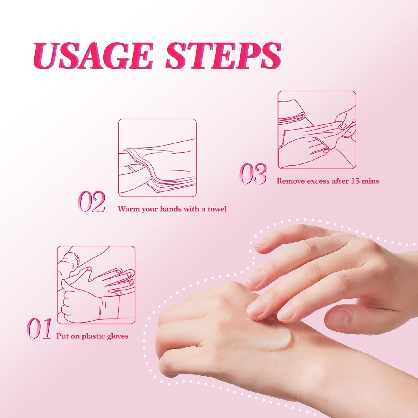 Cold Paraffin Wax Hand and Feet Nourishing Cream - No Heat Needed - Shea Butter Cuticle Care Balm - Lemon Scent - at Home Spa Results Without Melting Kits