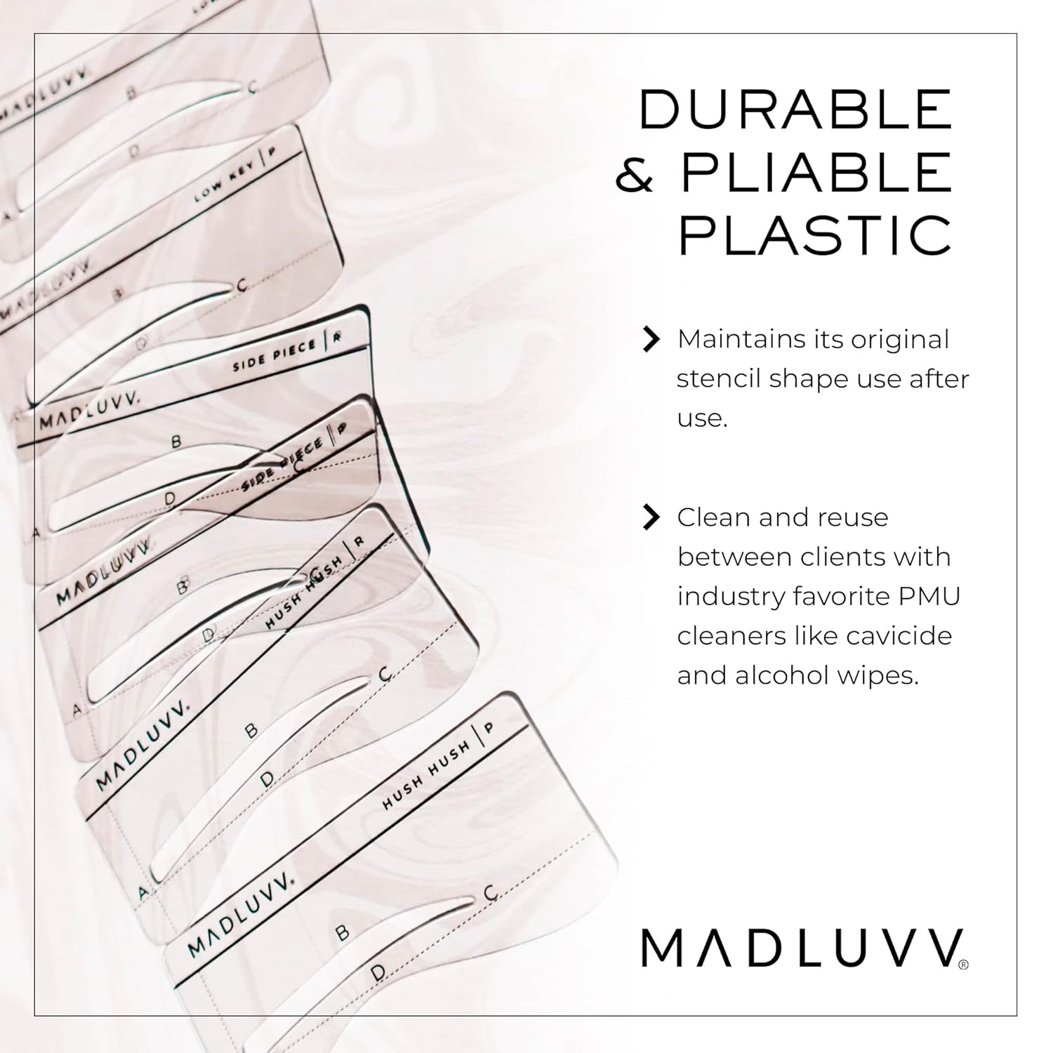 Madluvv Eyebrow Shaper Stencils - Thumbnail 4