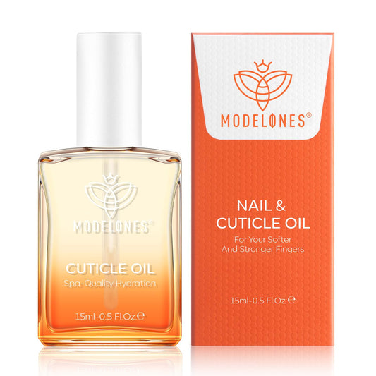 modelones Cuticle Oil Nail Strengthener and Growth Nail Growth Oil Repairs Cuticle & Promote Nail Care Moisturize Dry Skin 15ml
