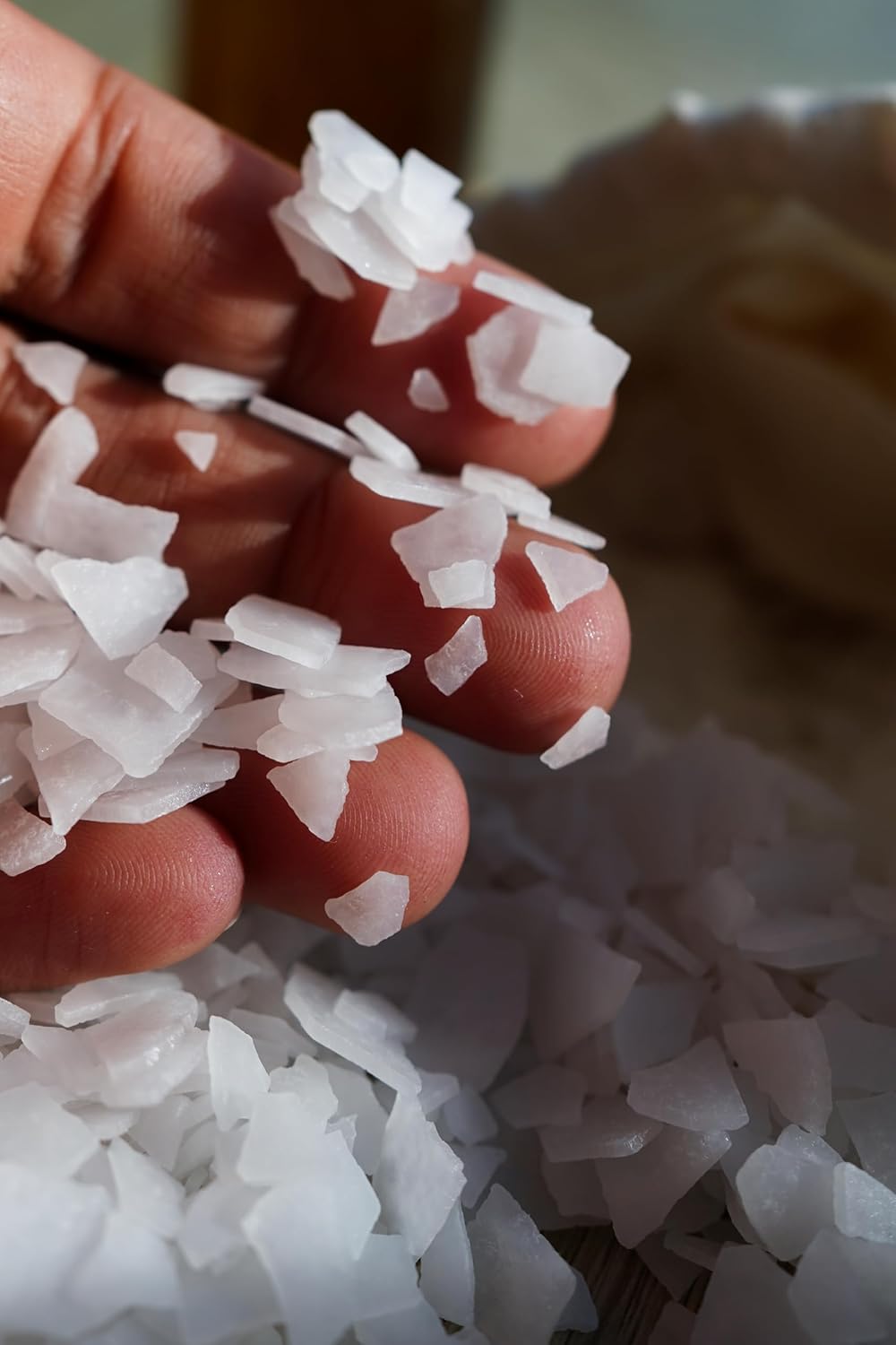 Authentic Zechstein Inside Bulk Magnesium Flakes: Magnesium Chloride Flakes for Baths | Pure, Organic, Transdermal Elemental Magnesium - 10 LB Bag