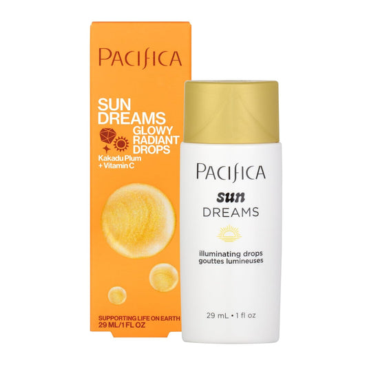 Pacifica Sunset Glow Drops – Face Bronzer - Vitamin C Face Bronzing Makeup for Instant Sun-Kissed Glowing Illuminator & Hydrating Skin Tint | Buildable Highlighter Drops Vegan Dermatologist Tested
