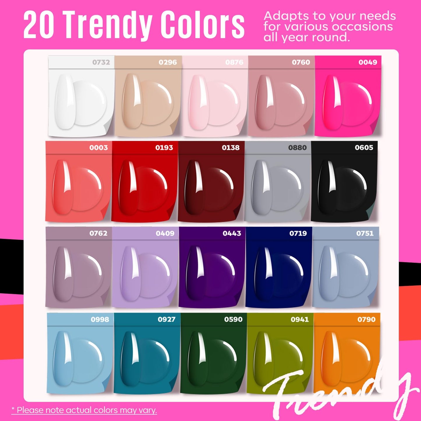 MEFA 34 Pcs Gel Nail Polish Kit with U V Light, 20 Colors All Seasons Soak Off Gel Polish Nail Set with Matte/Glossy Base Top Coat Essential Manicure Tools Nails Art DIY Salon Home