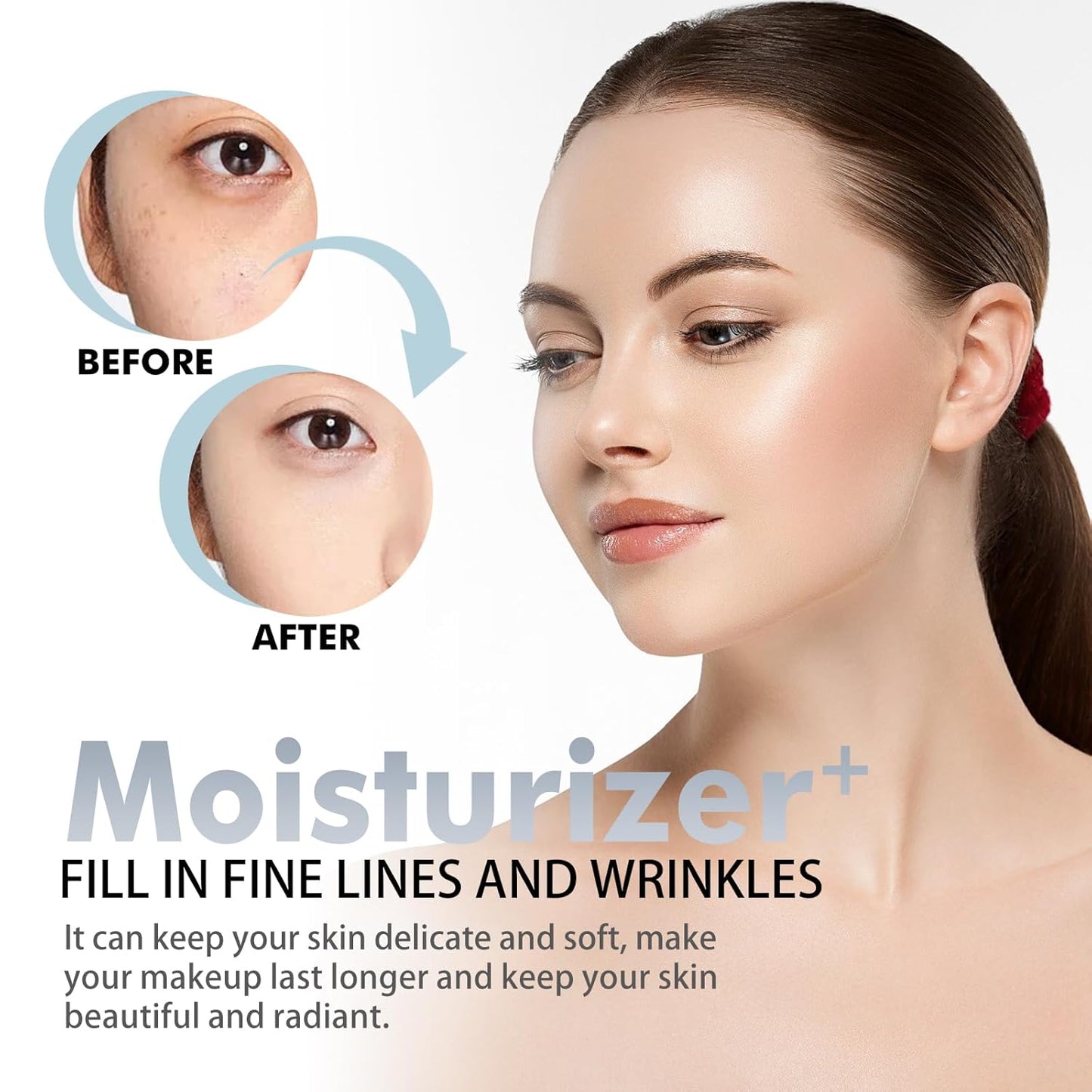 Makeup Moisturizing Gel, Poreless Base Smoothing Primer, Natural and Lightweight, 0.85 Fl Oz